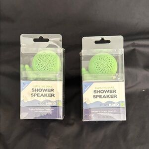 Elvis the Snail Green Shower Speaker